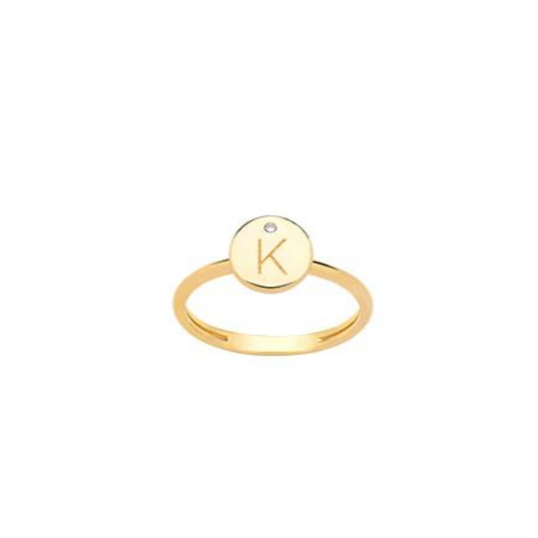 Anel My Collection Letters Ponto de Luz