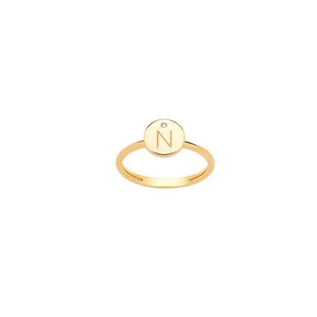 Anel My Collection Letters Ponto de Luz