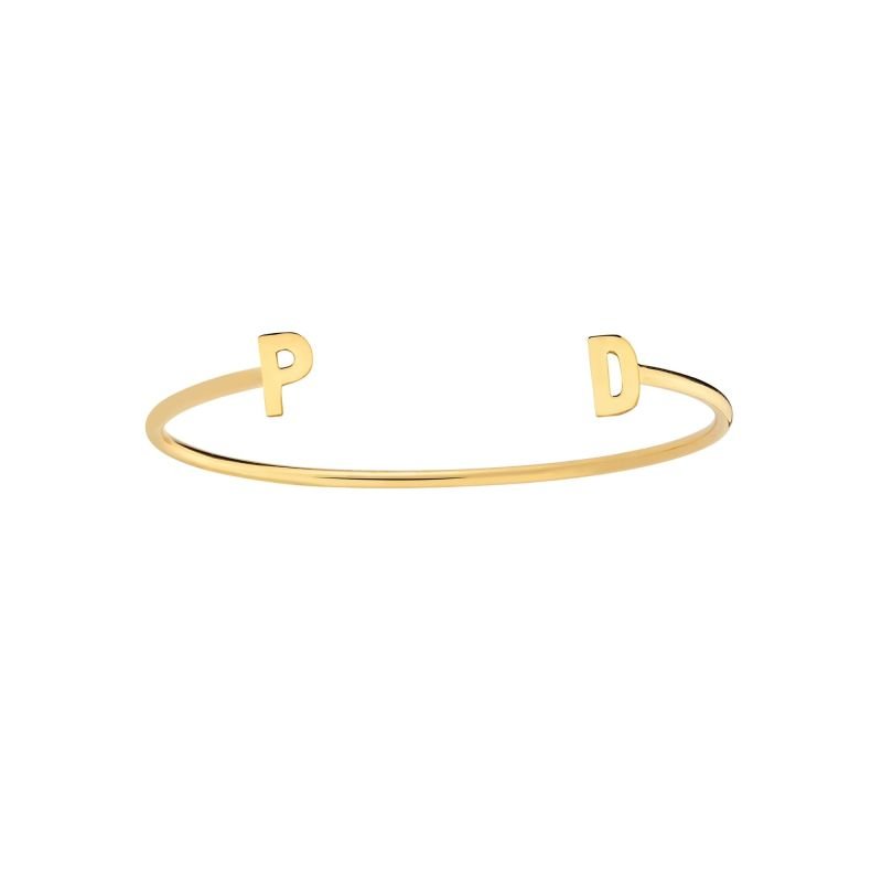 Bracelete My Collection Love Banhada a Ouro 18k