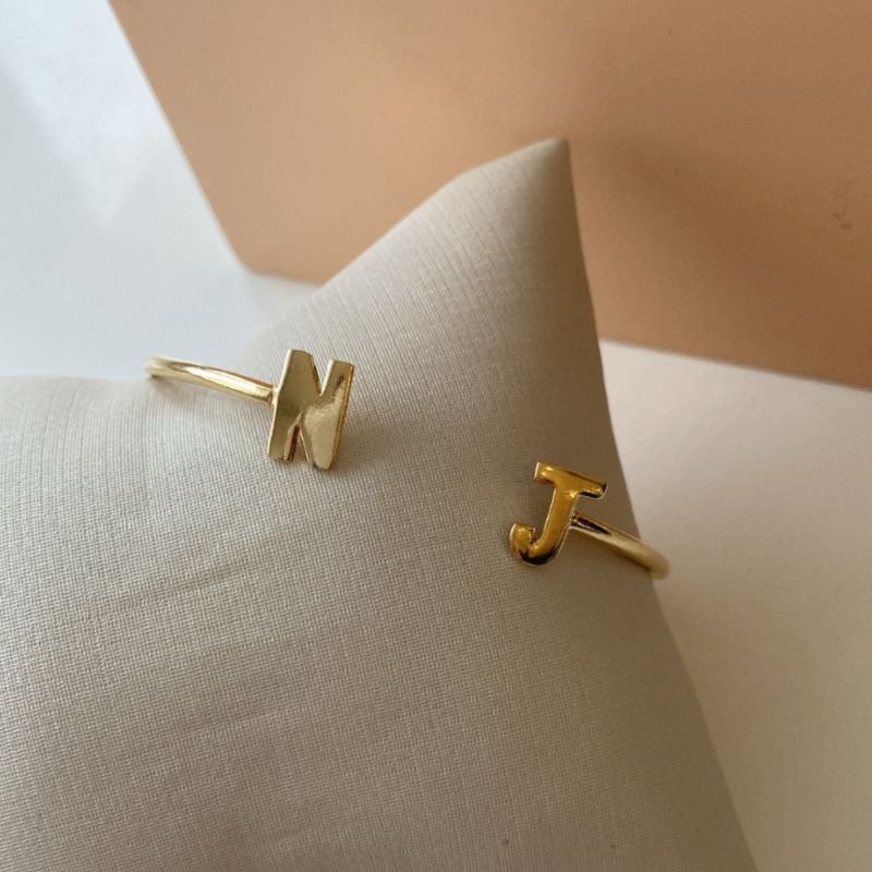 Bracelete My Collection Love Banhada a Ouro 18k