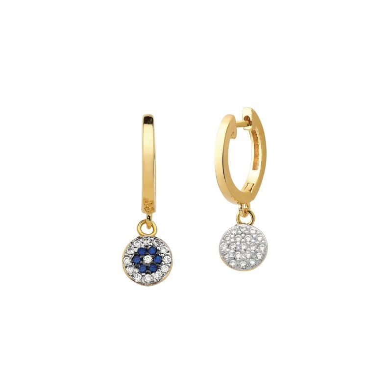 Brinco Argola My Collection Love Tradicional Lisa Banhada a Ouro 18K