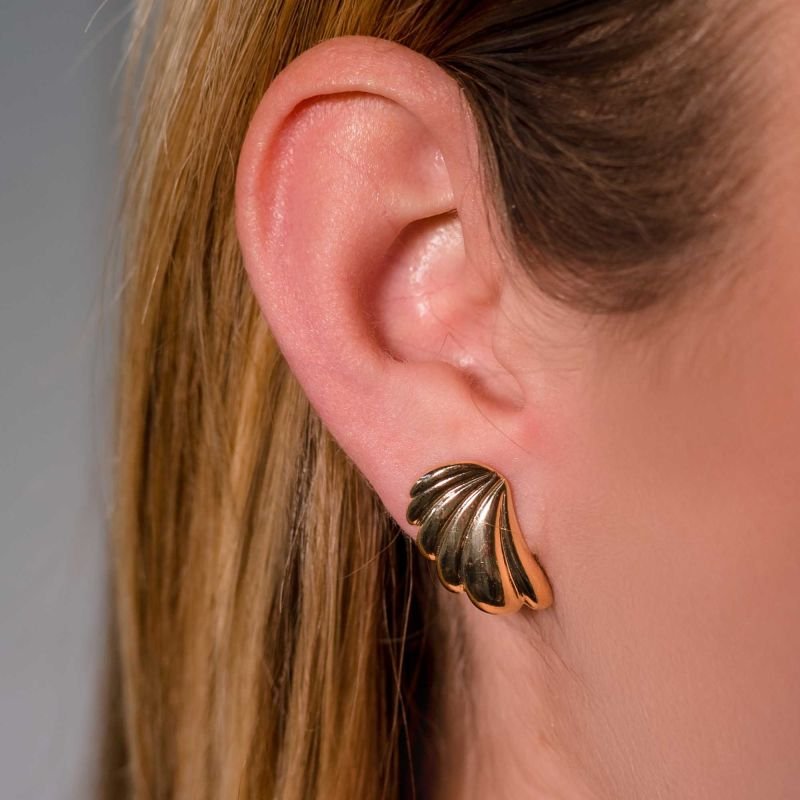 Brinco Asa Fressen Hope Banhado a Ouro 18K