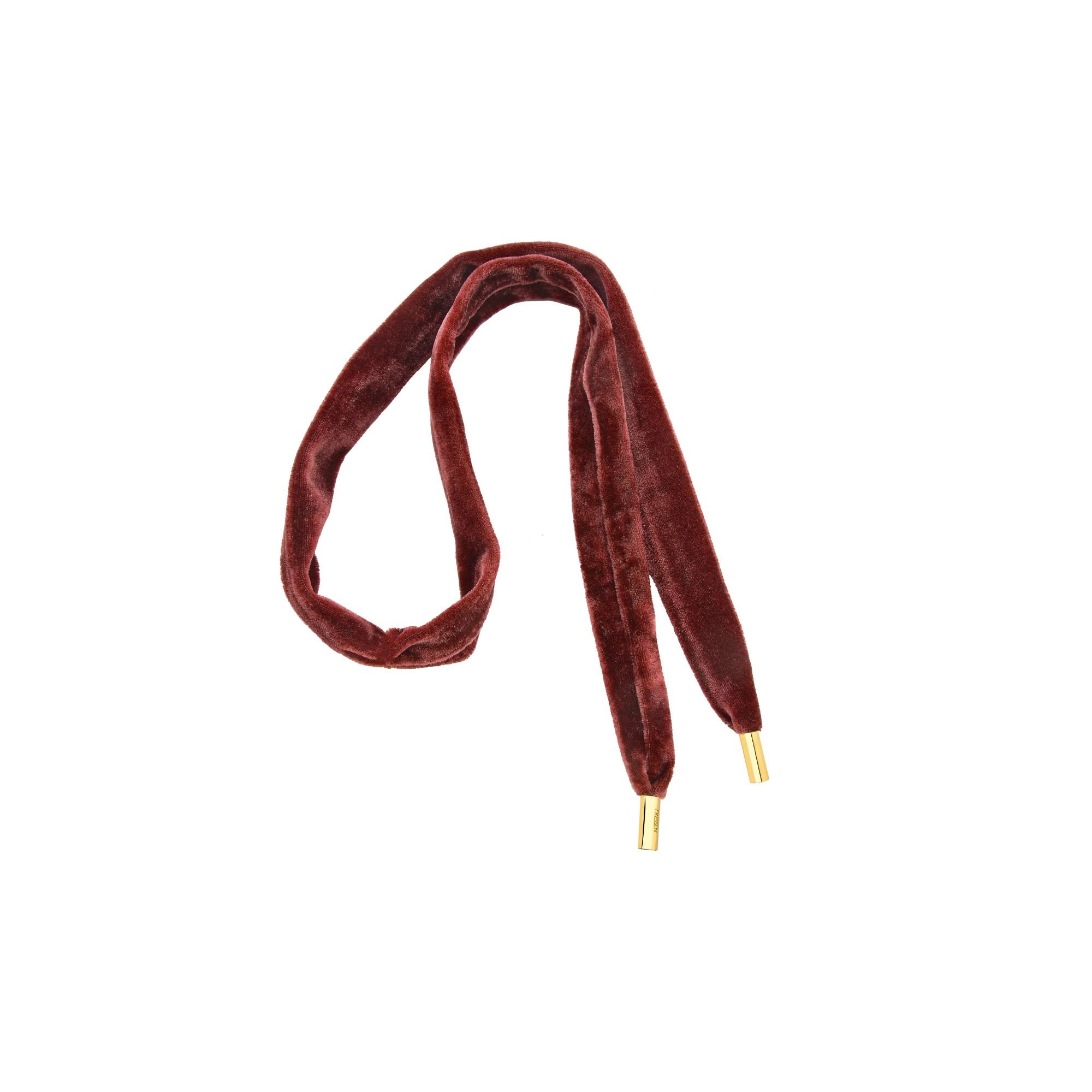 Choker de Veludo Banhado a Ouro 18K