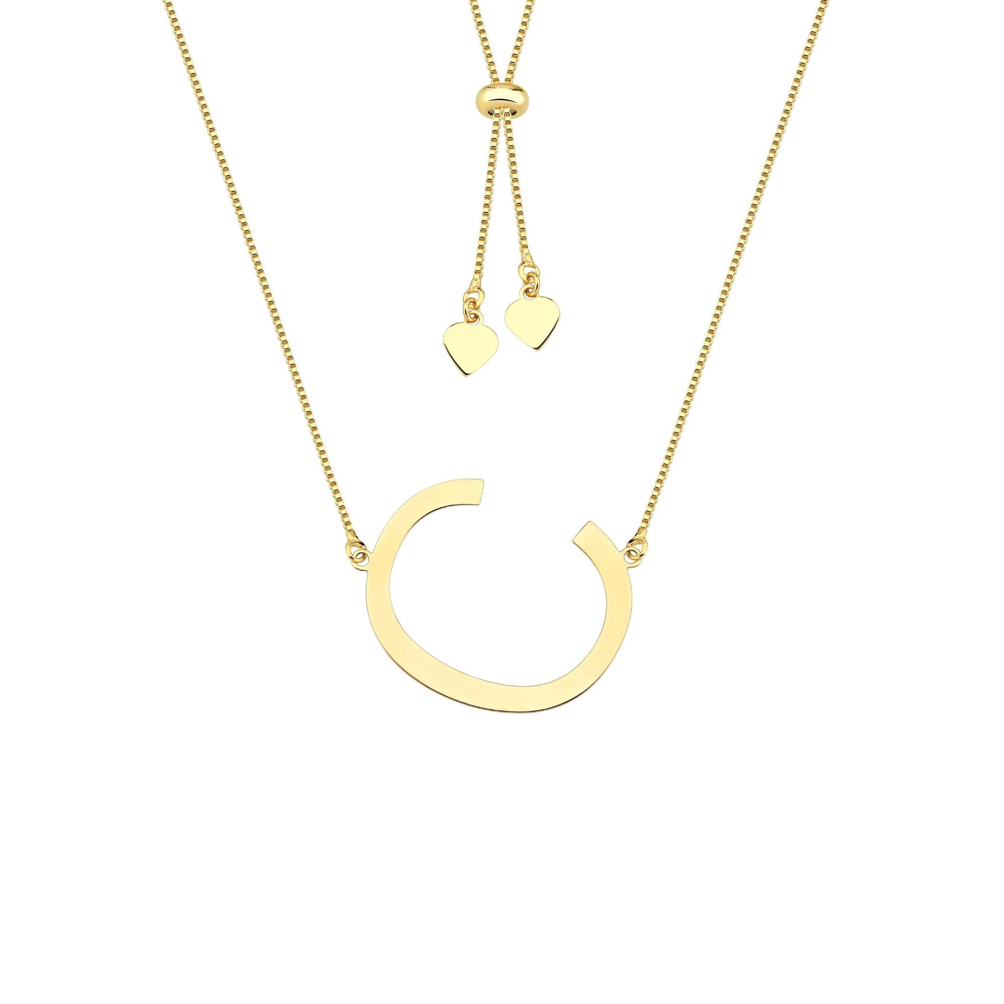 Colar com Letra Inicial A a Z Mom's Banhado a Ouro 18K - Sem Escrita - X