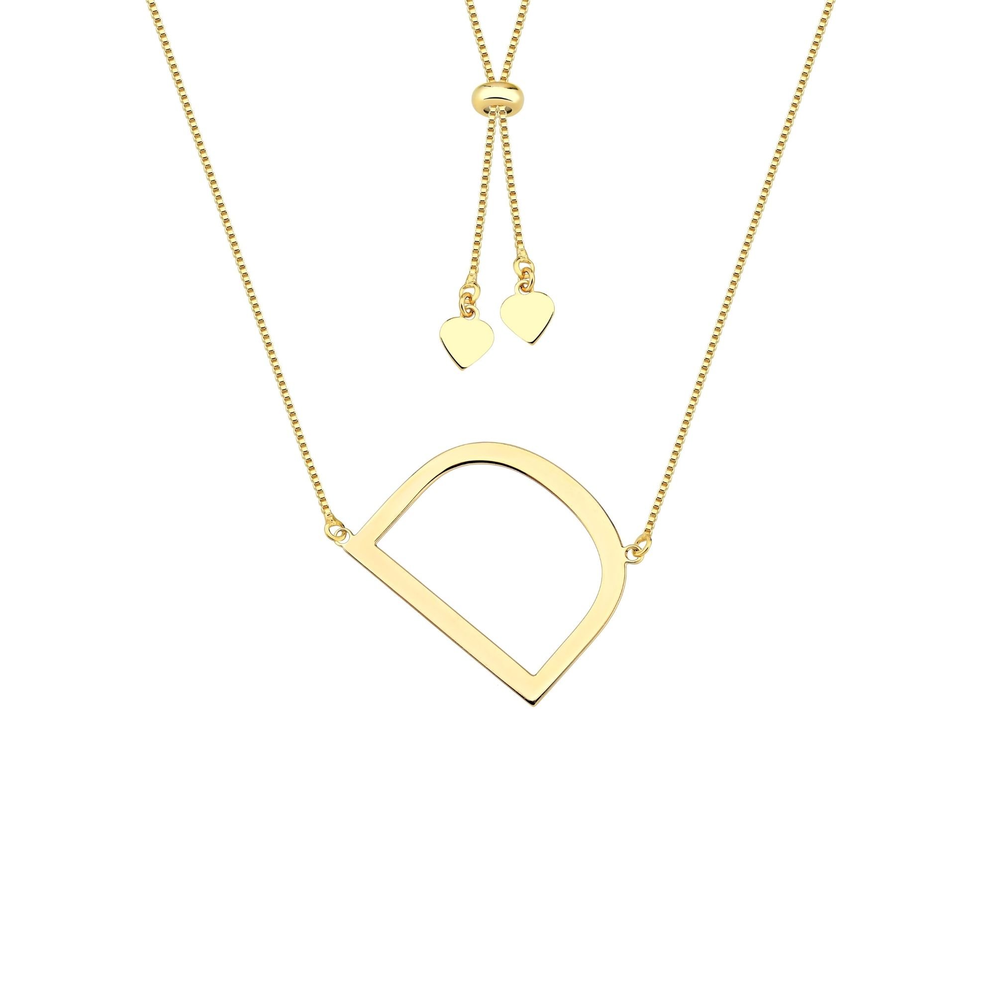 Colar com Letra Inicial A a Z Mom's Banhado a Ouro 18K - Sem Escrita - X