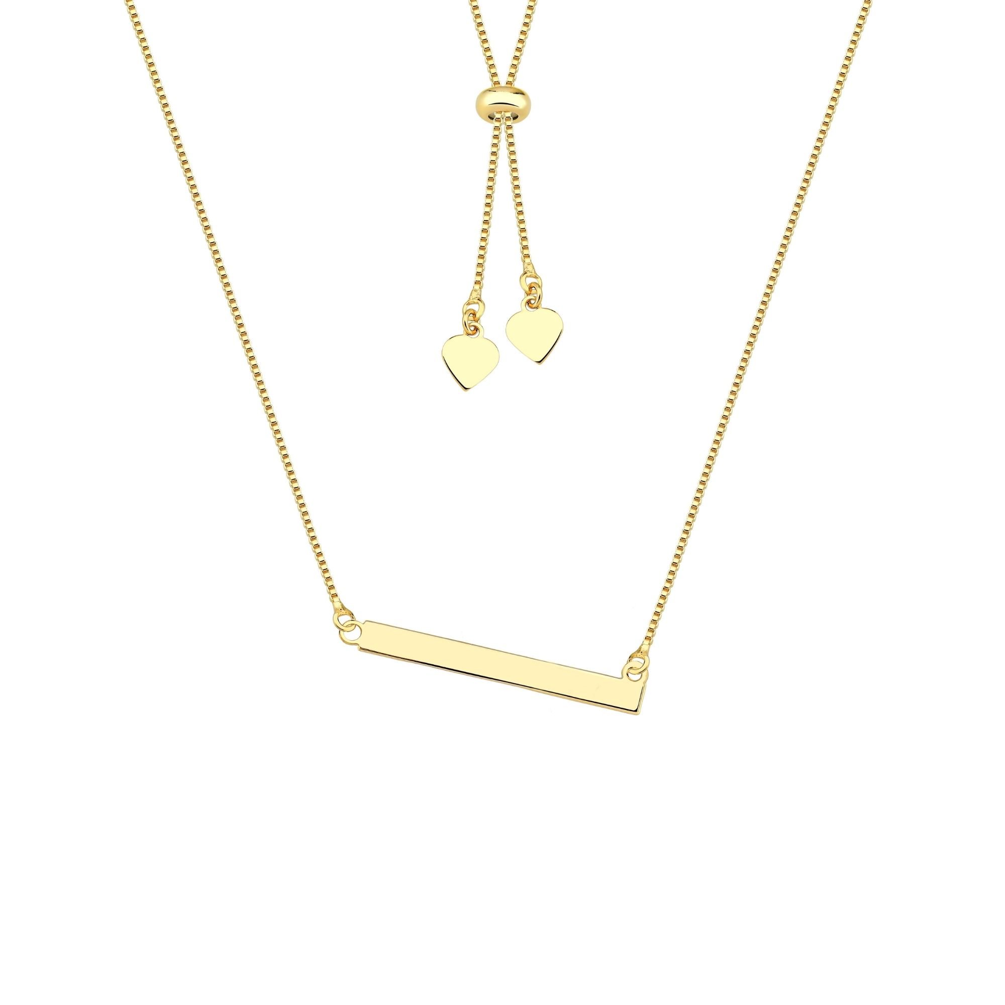 Colar com Letra Inicial A a Z Mom's Banhado a Ouro 18K - Sem Escrita - X