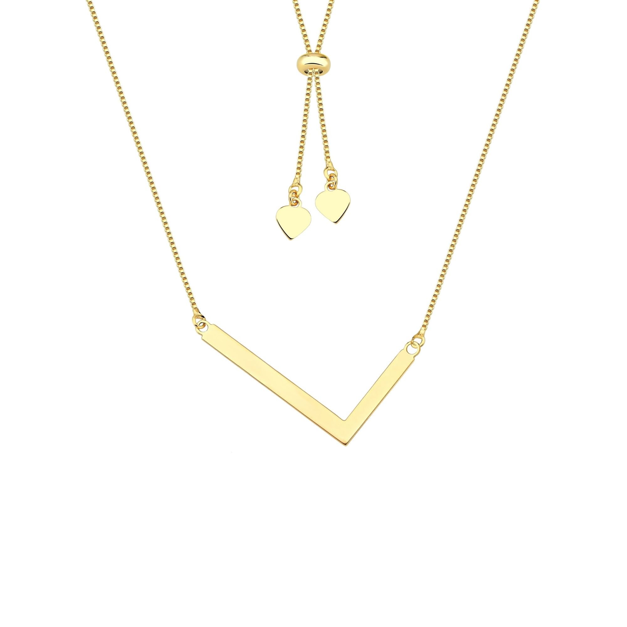 Colar com Letra Inicial A a Z Mom's Banhado a Ouro 18K - Sem Escrita - X