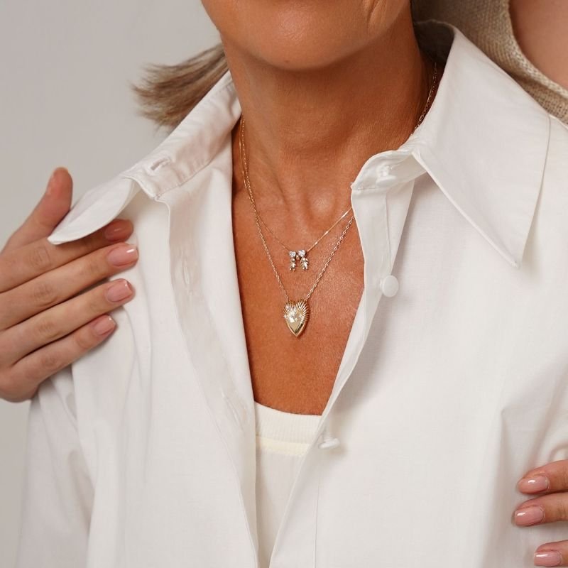 Colar Filhos Fressen Moms Banhado a Ouro 18K