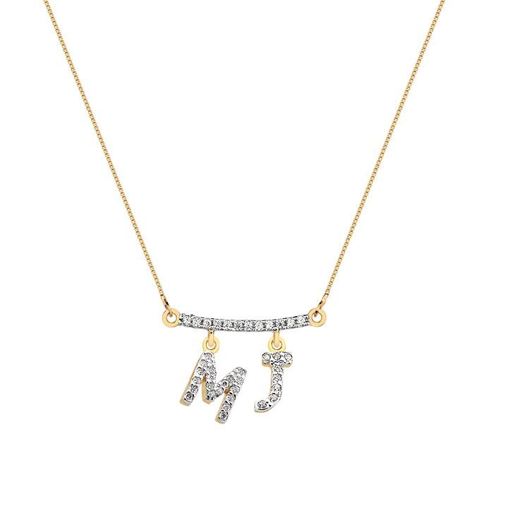 Colar My Collection Candy Canga 2 Pingentes Banhado a Ouro 18K