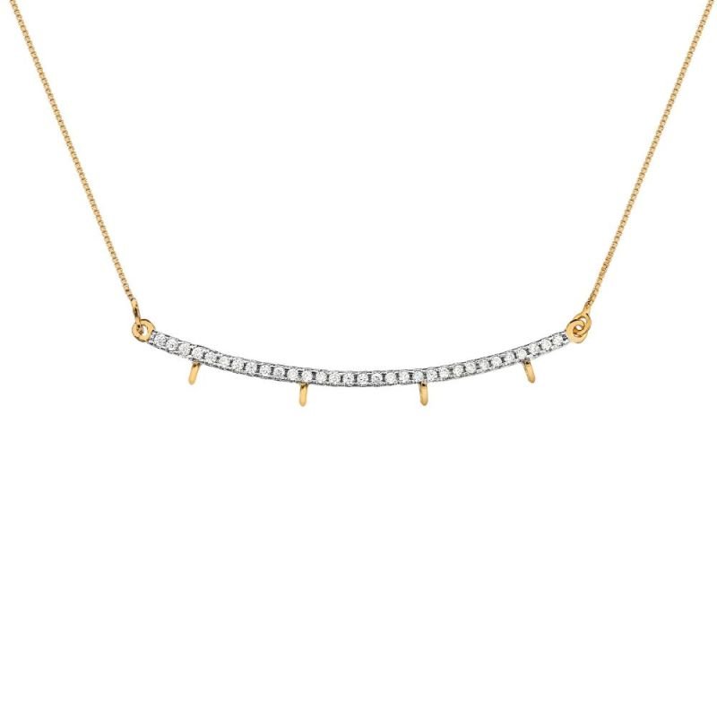 Colar My Collection Candy Canga Cravejada Banhada a Ouro 18k