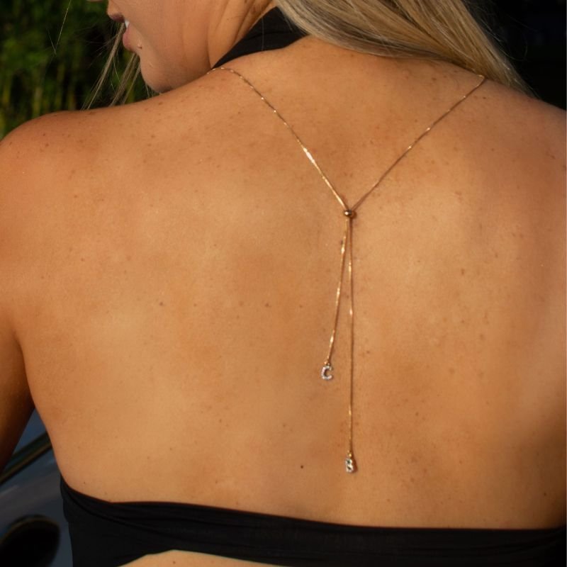 Colar My Collection Candy Gravata Banhada a Ouro 18k
