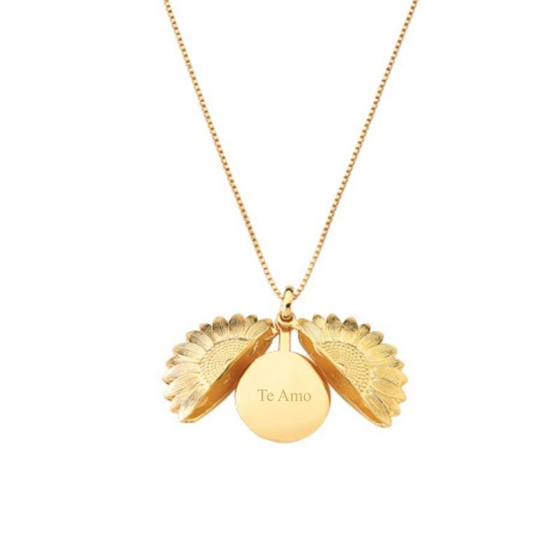 Colar My Collection Eternize Girassol Banhado a Ouro 18K
