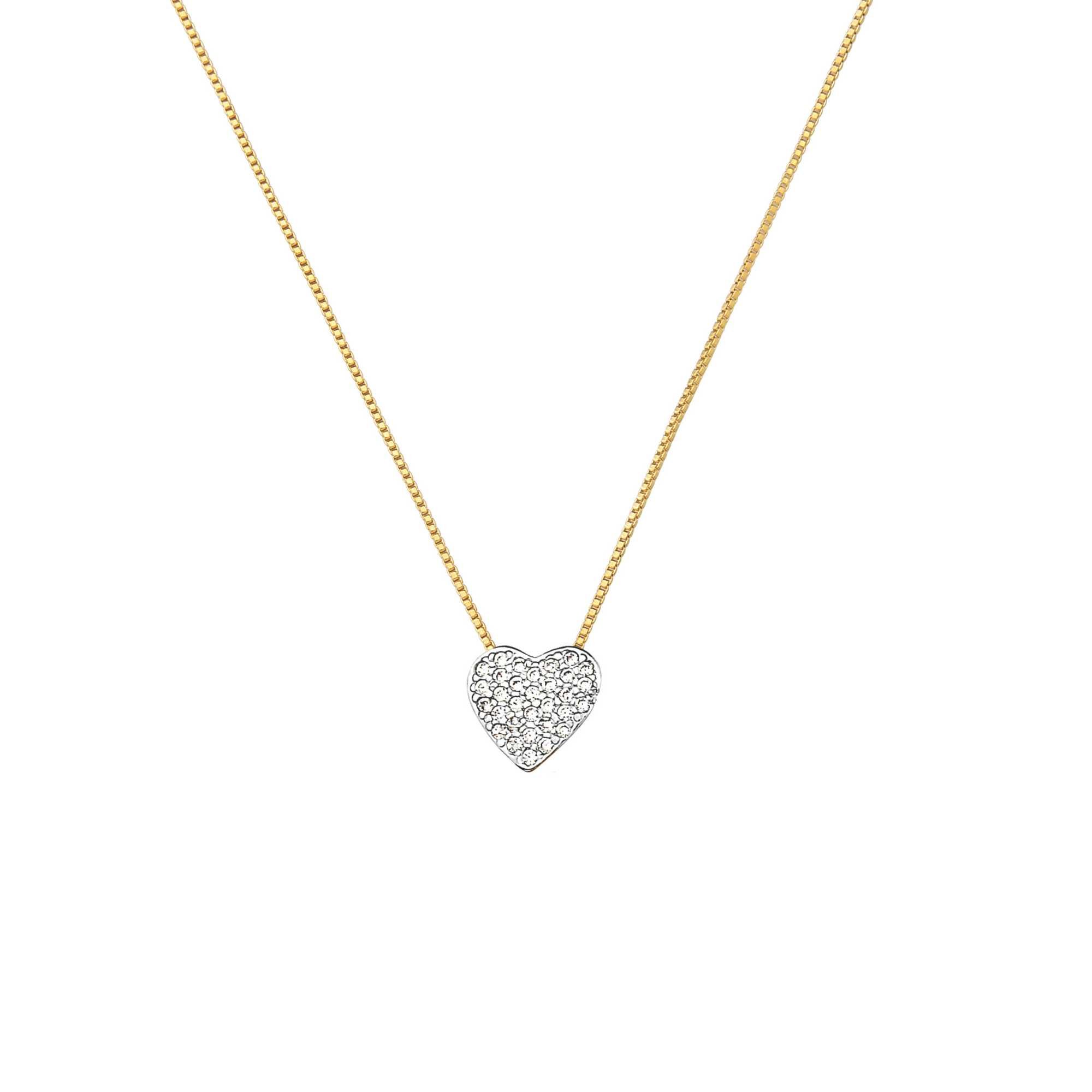 Colar My Collection Love Tradicional Letra Lisa Banhado a Ouro 18K - Z