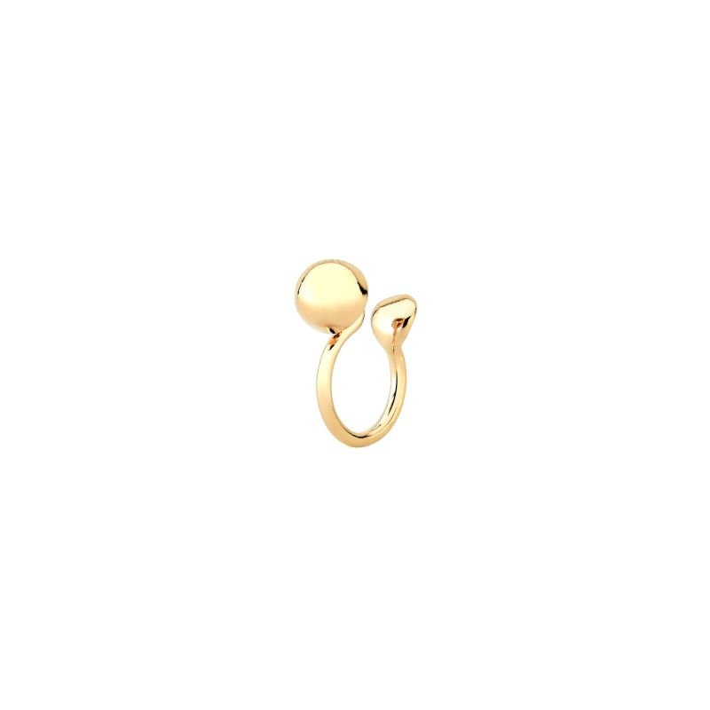 Piercing Esfera Lisa Banhado a Ouro 18K