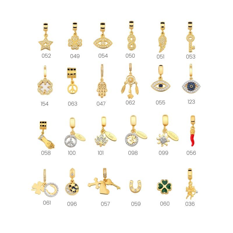 Pingente Enjoy Místico Banhado a Ouro 18k