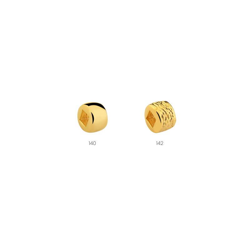 Pingente Enjoy Separador Liso Banhado a Ouro 18K