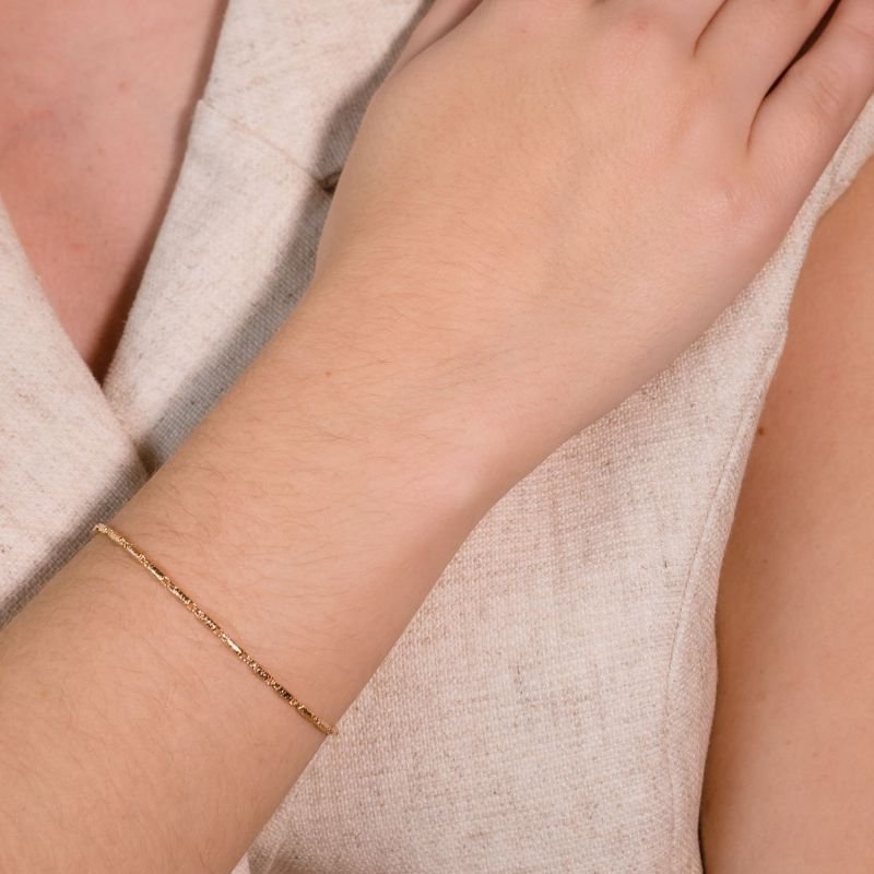 Pulseira Canutilho Fosca 1.5mm Banhada a Ouro 18K