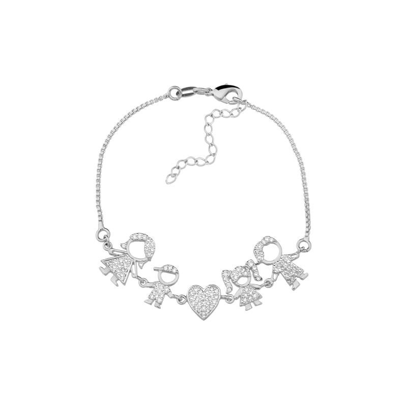 Pulseira My Collection Family Banhada a Ouro 18k